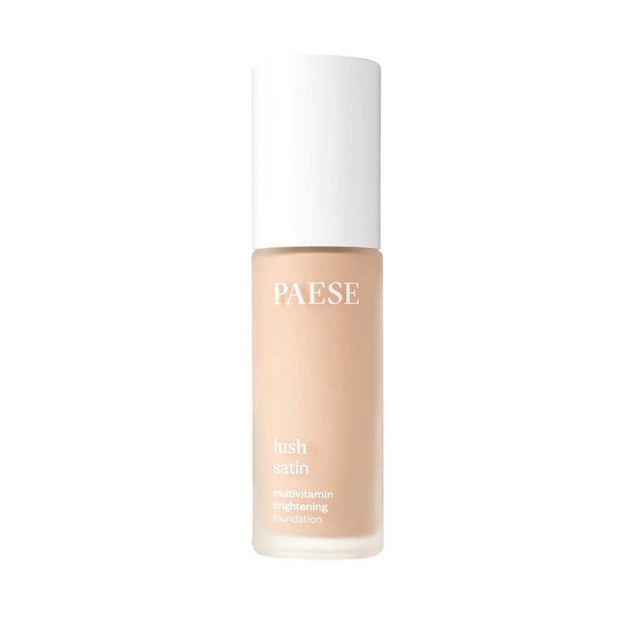 Paese Lush Satin, base de maquillaje iluminadora vitaminada, nº 31 beige cálido, 30 ml