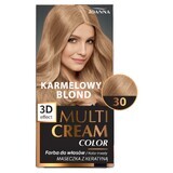 Joanna Multi Cream Color, tinte para el cabello, 30 rubio caramelo, 1 pieza