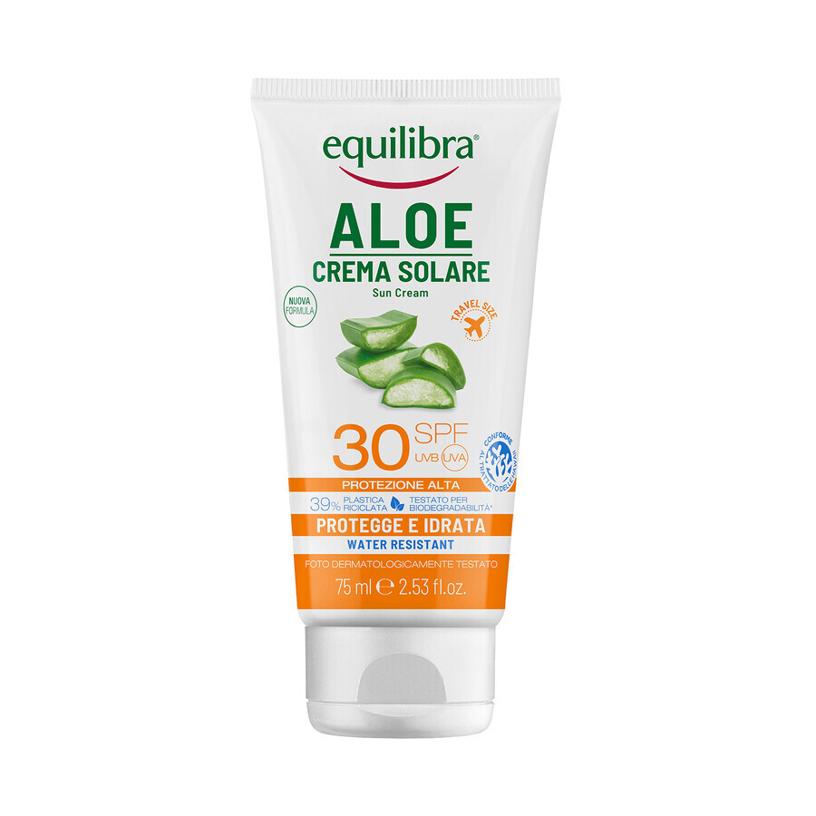 Equilibra Aloe, Sonnenschutzmittel, SPF 30, 75 ml