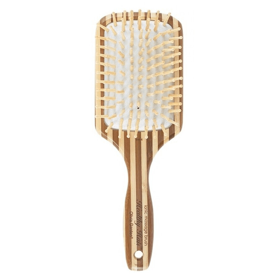 Olivia Garden Healthy Hair, perie cu palete din bambus pentru masajul scalpului, HH4, 1 bucată