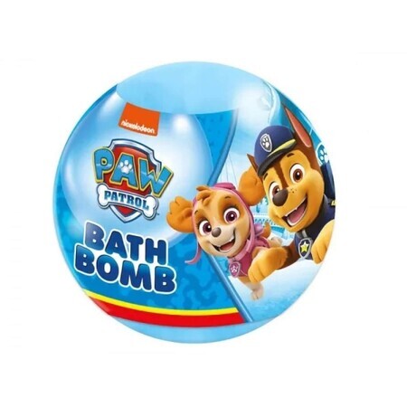 Paw Patrol, Bombe de bain effervescente Sleeve, mûre, 100 g