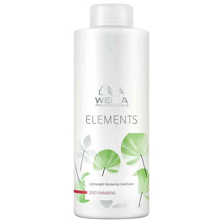 Balsam fara parabeni pentru par uscat, deteriorat si fragil Elements, 1000 ml, Wella Professionals