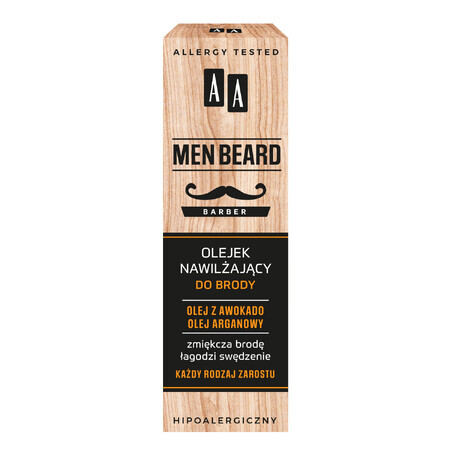 AA Men Beard, aceite hidratante para barba, 30 ml