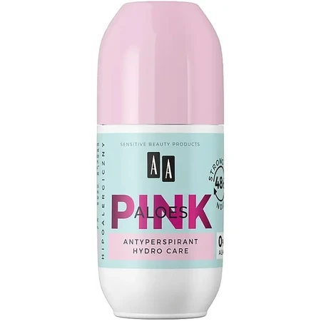 AA Aloes Pink, antyperspirant, roll-on, 50 ml: ceny i cechy