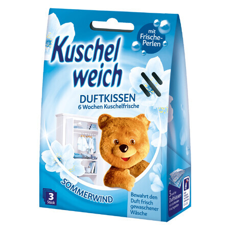 Kuschelweich, perfume sachets, Sommerwind, 3 pieces