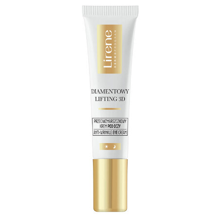 Lirene Diamentowy Lifting 3D 50-70+, Anti-wrinkle eye cream, 15 ml