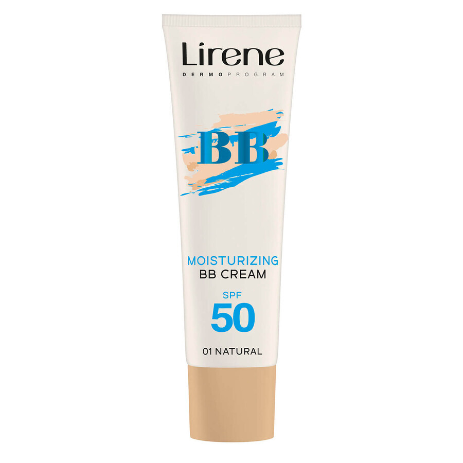Lirene BB, Cremă colorantă hidratantă, 01 natura, SPF 50, 30 ml