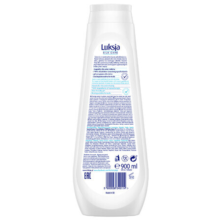 Luxja Silk Care Reviving, loțiune de baie cremoasă, nucă de cocos și gardenia, 900 ml