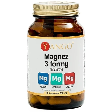 Yango Magnésium 3 Formes Bio, 90 gélules
