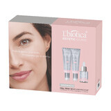 L'Biotica Estetic Clinic Meso set, Charming and revitalizing day cream, SPF 30, 35 ml + night cream, 35 ml + night serum, 15 ml