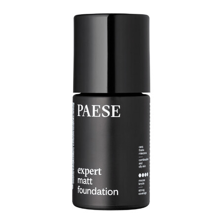 Paese Expert Matt Foundation, specialized foundation for matting the skin, 501C True Beige, 30 ml