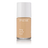 Paese Long Cover Fluid, base de maquillaje opaca, 2.5 Warm Beige, 30 ml