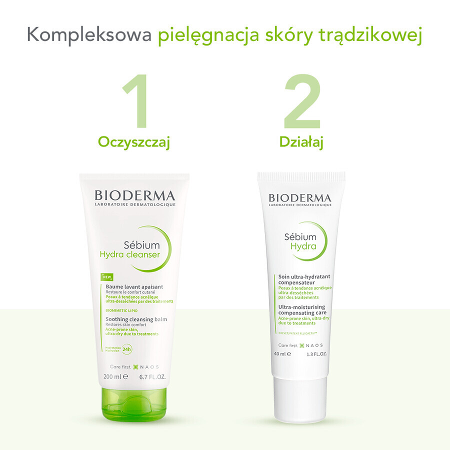 Detergente Sebium Hydra Bioderma - Emulsione Purificante per Pelli Acneiche