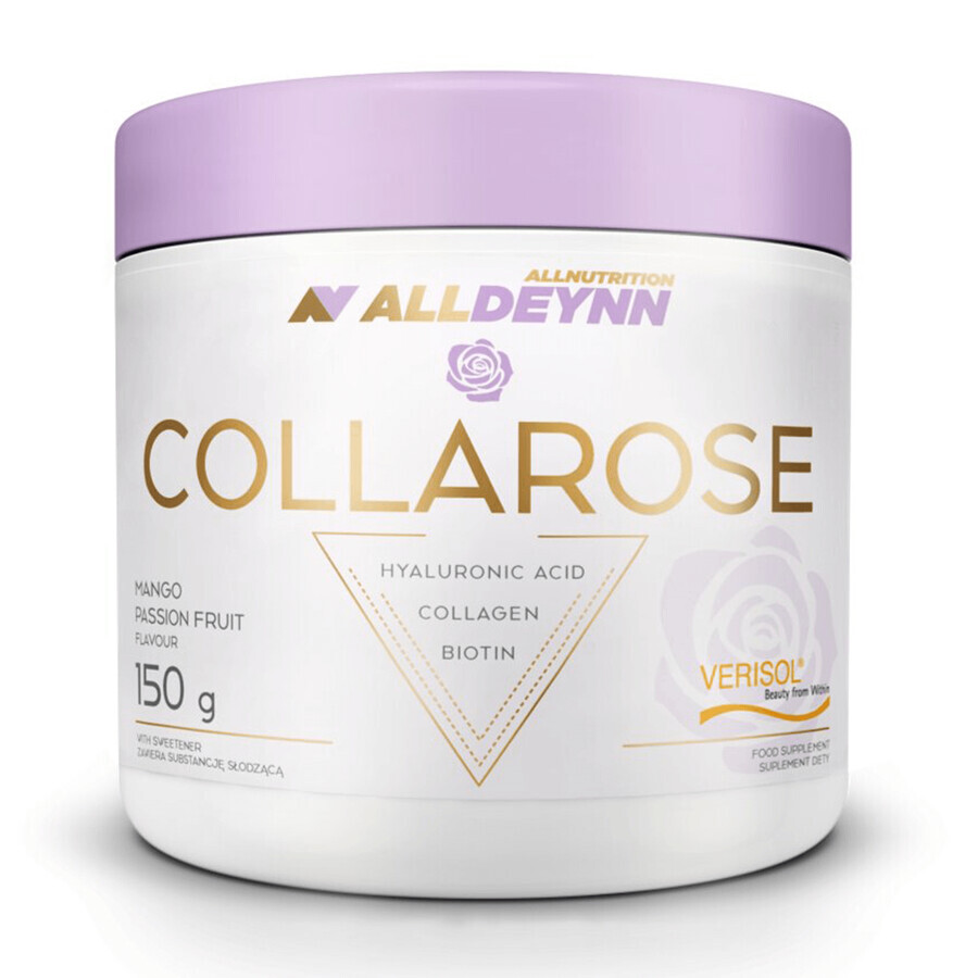 Allnutrition Alldeynn CollaRose, aromă de mango-maracuja, 150 g