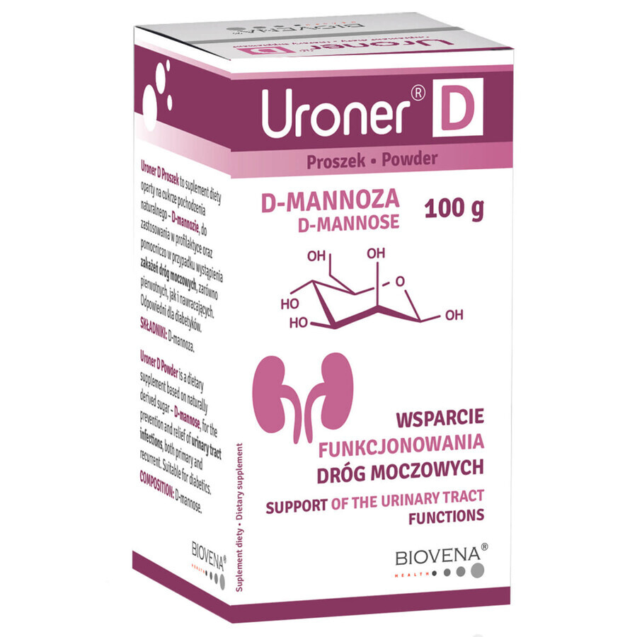 Uroner D, 100g - Premium Nahrungsergänzung für optimalen Bedarf an Vitamin D - Reich an wichtigen Nährstoffen für Ihre Gesundheit.