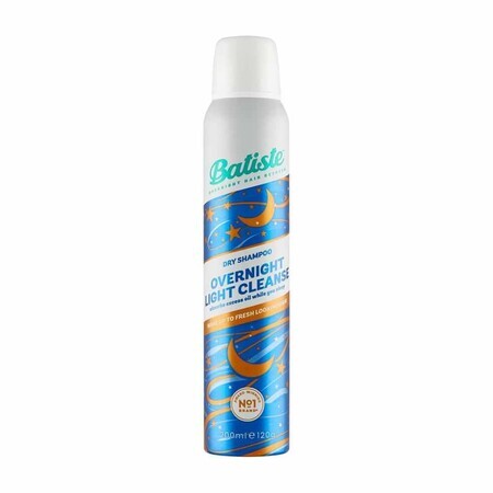 Batiste Overnight Light Cleanse, shampoing sec, nuit, 200 ml