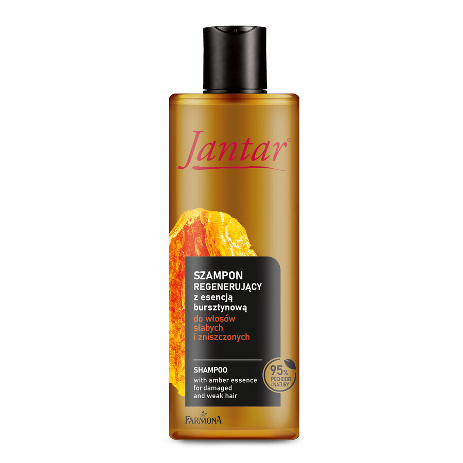 Farmona Jantar, Șampon regenerant cu esență de chihlimbar, Păr slab și deteriorat, 300 ml