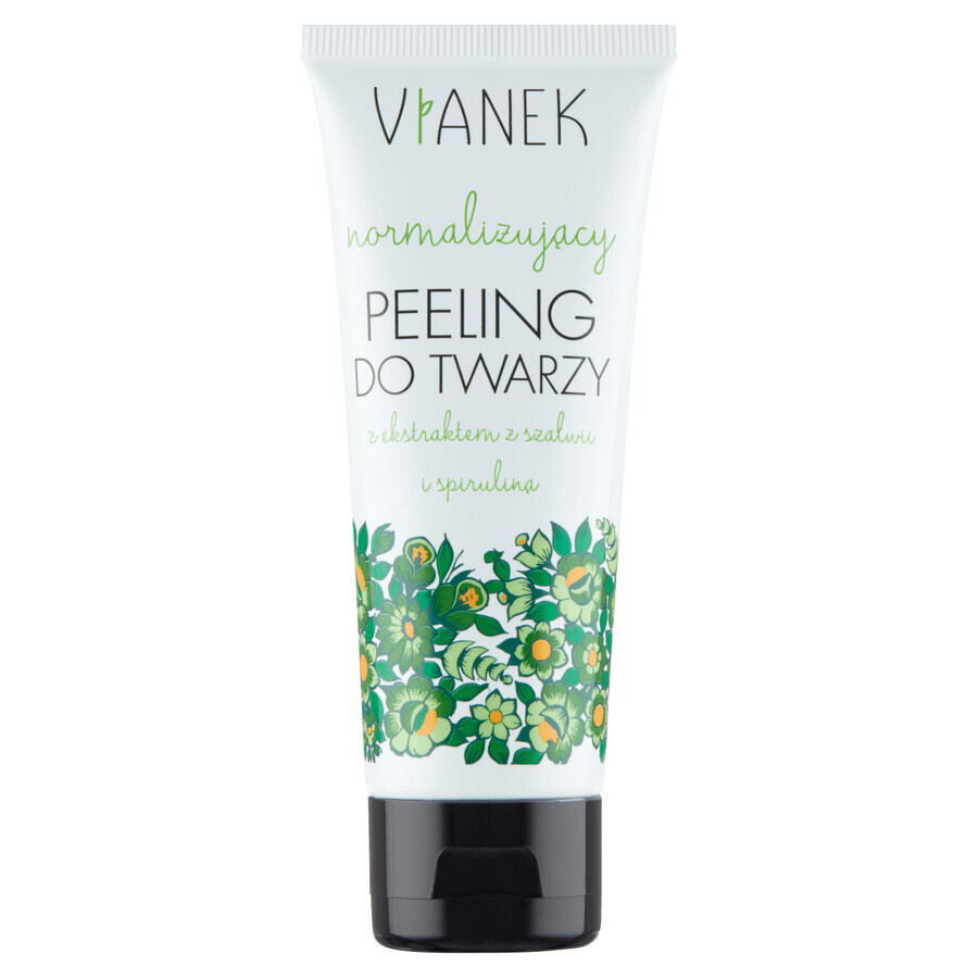 Vianek, Exfoliant de față normalizant, ten acneic, 75 ml