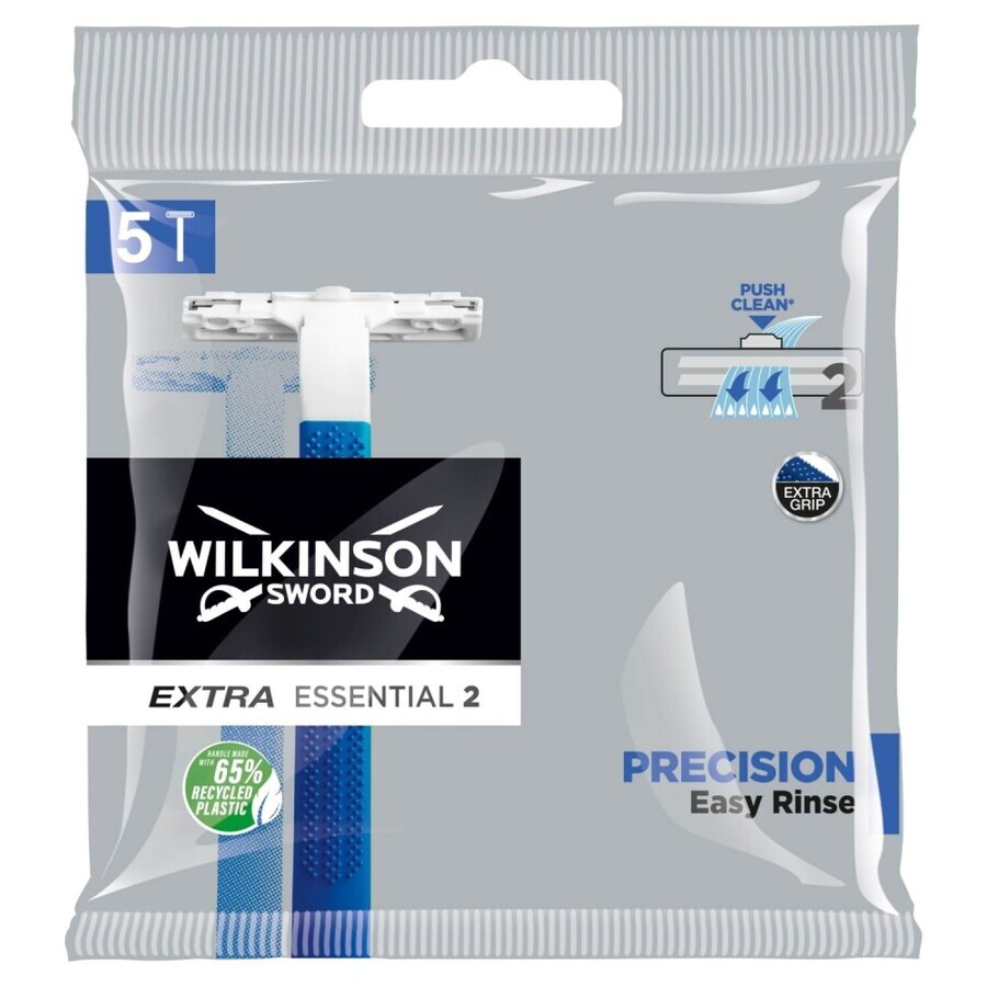 Wilkinson Sword Men Extra2 Precision, aparate de ras, de unică folosință, 5 bucăți