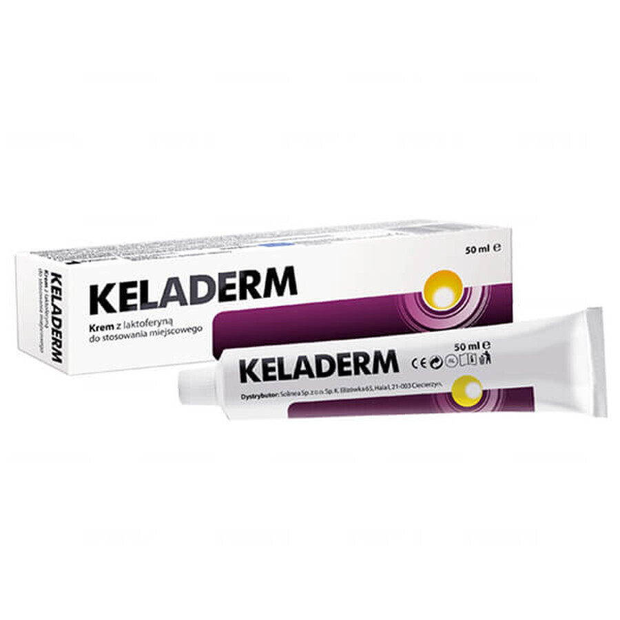 Keladerm, cremă cu lactoferină, 50 ml
