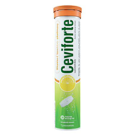 Ceviforte, vitamina C 1500 mg, 20 comprimate efervescente