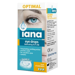 Iana Optimal, Augentropfen 0,1 % HA, 10 ml