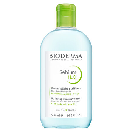 Bioderma, Sebium H2O Micellarwasser, 500 ml