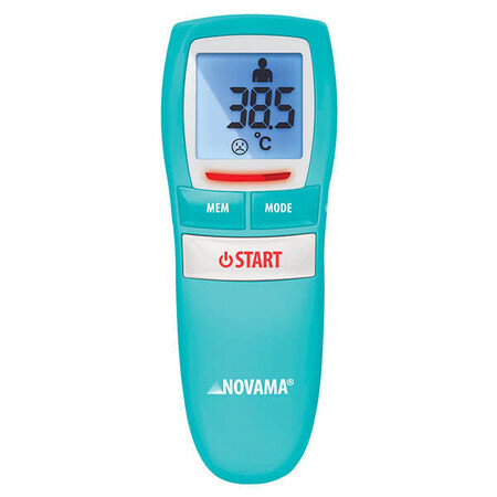 Infrarot-Thermometer Pro Aquamarin - Präzise kontaktlose Messungen, geeignet für den privaten und professionellen Gebrauch.