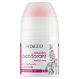 Sylveco, déodorant floral naturel, roll-on, 50 ml