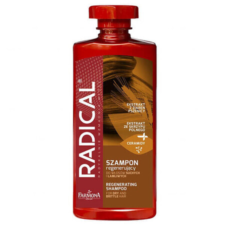 Farmona Radical, Șampon regenerant pentru păr uscat și fragil, 400 ml
