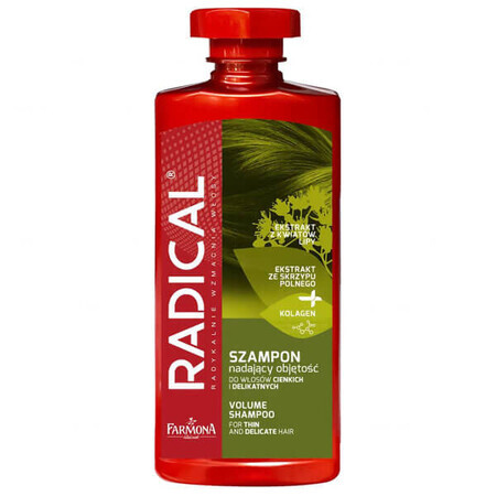 Farmona Radical, Șampon de volum pentru păr subțire și fin, 400 ml