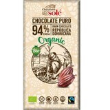 Ciocolata neagra ecologica 94% cacao, 100g, Pronat