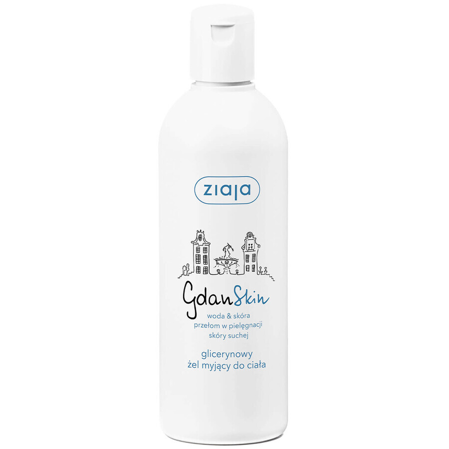 Gdanskin Glycerin Körperseife - Sanfte Reinigung für empfindliche Haut, 300ml