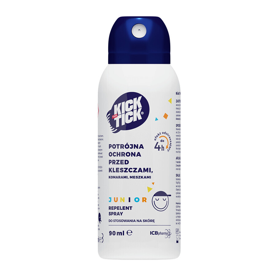 Kick the Kick Max Repellent Plus Spray gegen Stechmücken, Zecken, Mücken, 90 ml - Langfristig!