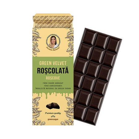 Ciocolata Roscolata Green Velvet, 100g, Remedia