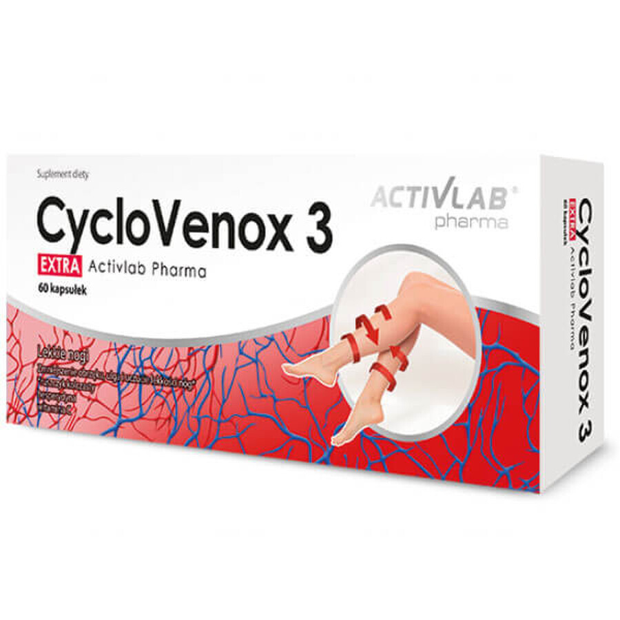 Integratore Alimentare - Formula Potenziata CycloVenox 3 Extra, 60 capsule