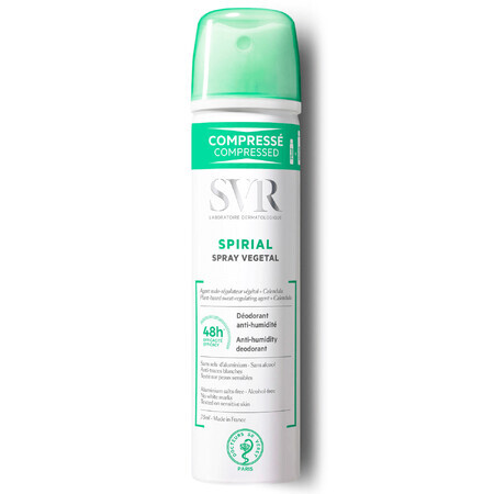 SVR Spirial Végétal, déodorant spray, 75 ml