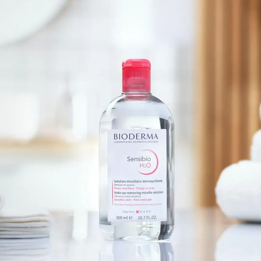 Bioderma Sensibio H20, Micellares Wasser mit Dosierpumpe, 500ml