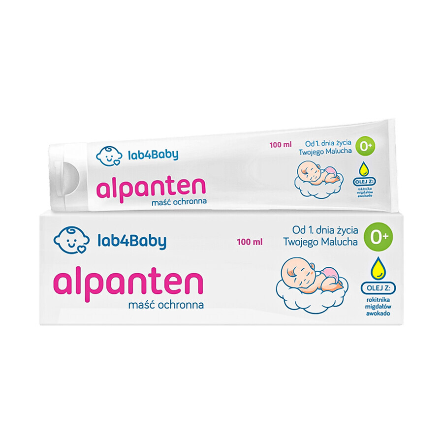 Lab4baby Alpanten, changing protective ointment from the first day of life, 100 ml