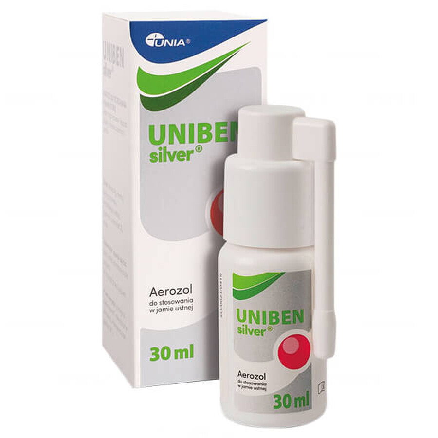 Uniben Silver, Aerosol zur Anwendung in der Mundhöhle, 30 ml