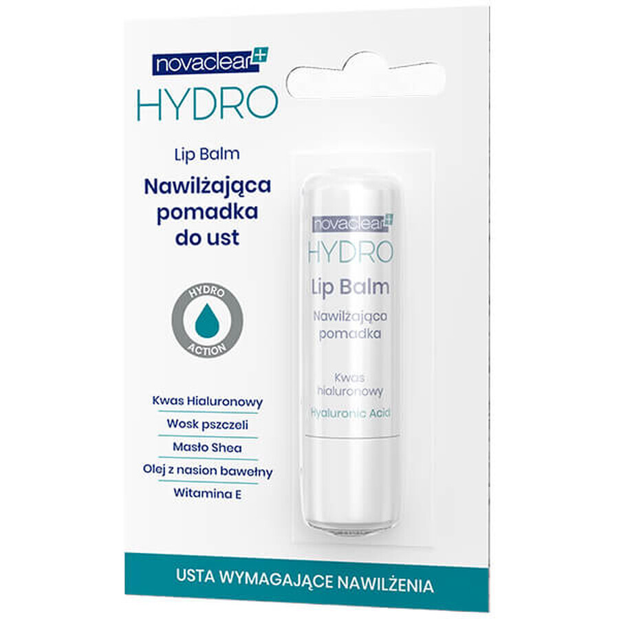 Novaclear Hydro, ruj hidratant pentru buze, 4.9 g