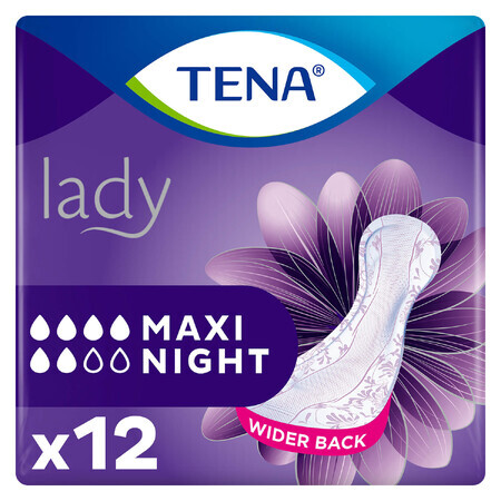 Tena Lady, Spezial-Damenbinden, Maxi Night, 12 Stück