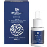 BasicLab Esteticus, ser cu trehaloză 10%, peptidă 5% și acid hialuronic, hidratare și umplere, 15 ml