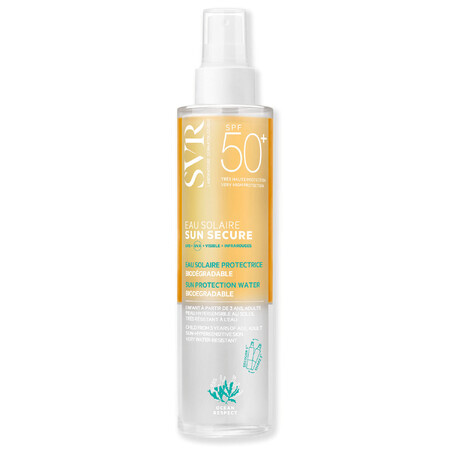 SVR Sun Secure Eau Solaire, spray protecteur biphasé, dès 3 ans, SPF 50+, 200 ml