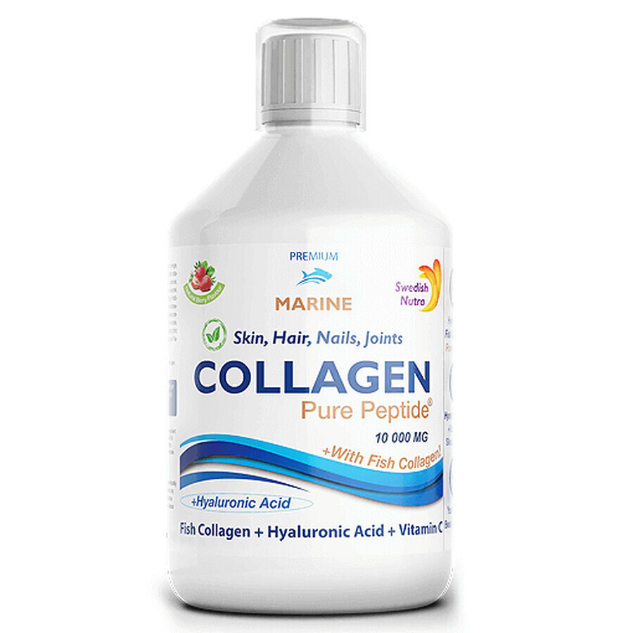 Swedish Nutra Marine Collagen, 10.000mg + Biotin + Hyaluronsäure, 500 ml Bewertungen