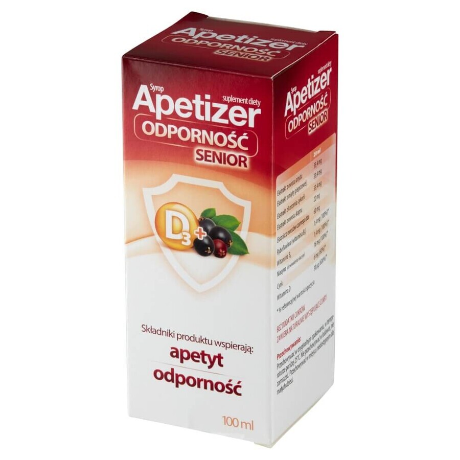 Apetizer Immunity Senior, sirop, 100 ml