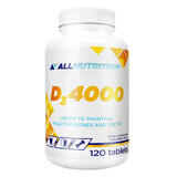 Allnutrition D3 4000, vitamine D 100 µg, 120 comprimés