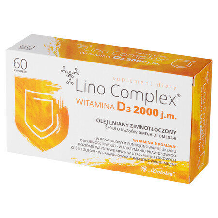 LinoKomplex, Vitamin D3 2000 IE, 60 Kapseln