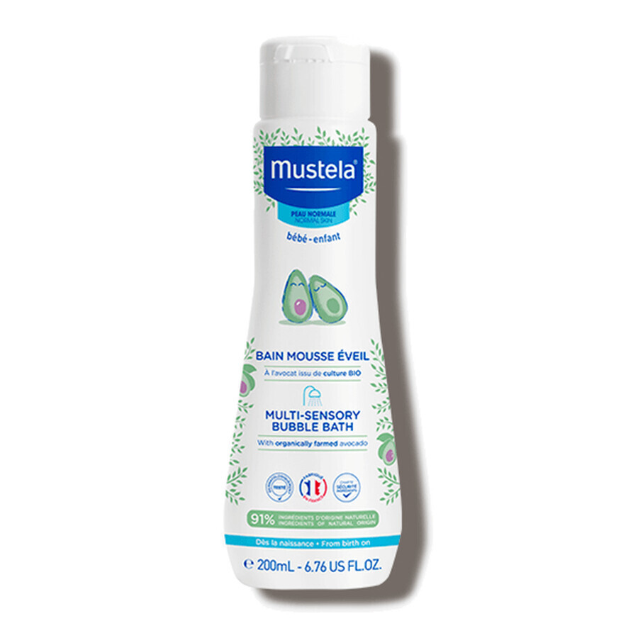 Mustela Bebe Enfant, Loțiune pentru copii Bubble Bath, din prima zi, 200 ml