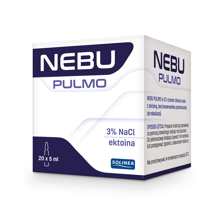 Nebu Pulmo, roztwór do inhalacji, 20 ampuek x 5 ml - Dugi termin wanoci!: ceny i cechy